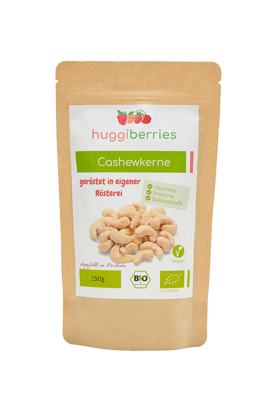 Geröstete Bio Cashewkerne - 150 g