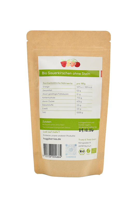 Bio-Sauerkirschen ohne Stein 140 g