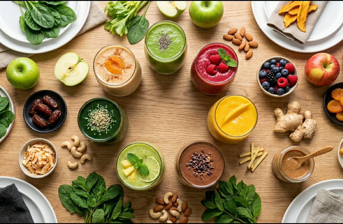 "Basische Smoothies: 7 Rezepte für eine bewusste Ernährung"