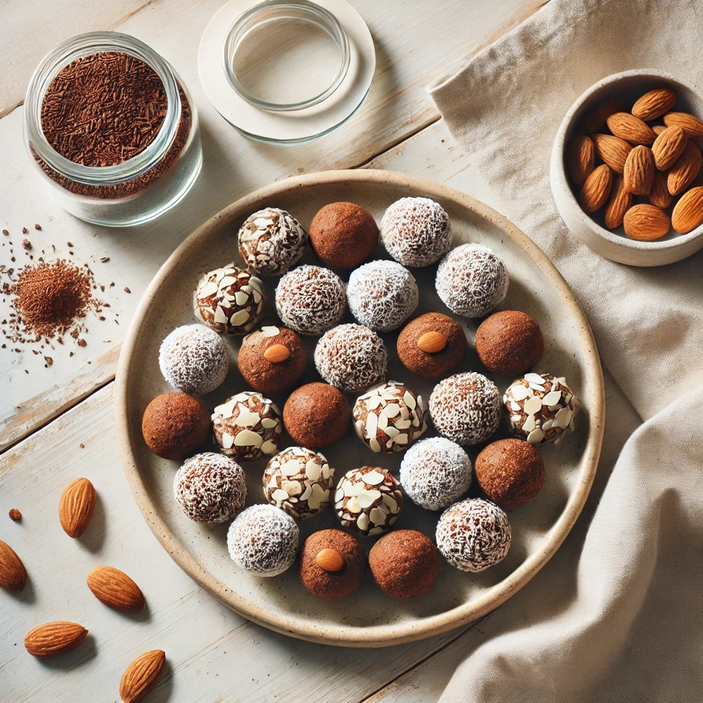 Vegane Dattel-Mandel-Energy Balls – der perfekte Snack für zwischendurch