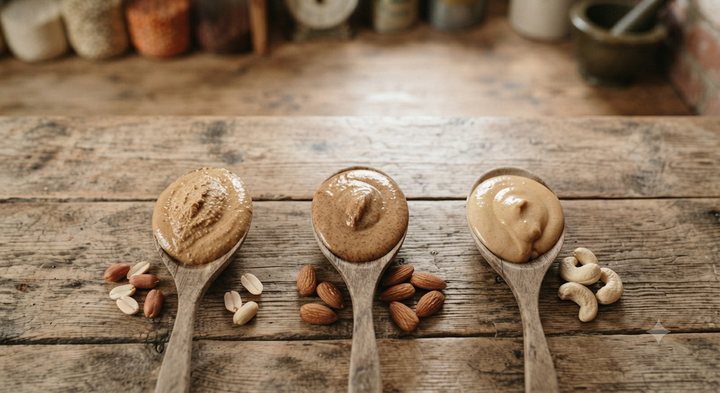 Nussmus-Guide: Erdnuss-, Mandel- oder Cashewmus?