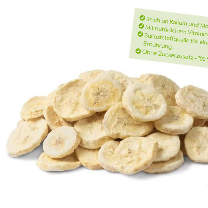 Bio-Gefriergetrocknete Bananenscheiben 40g
