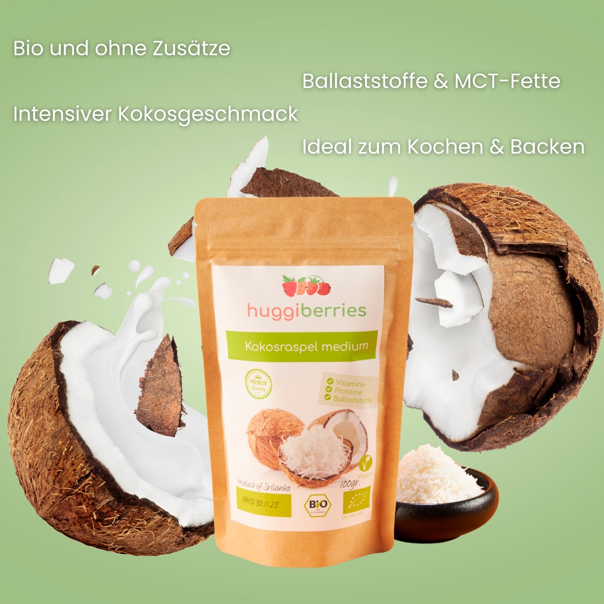 Bio-Kokosraspeln 100g