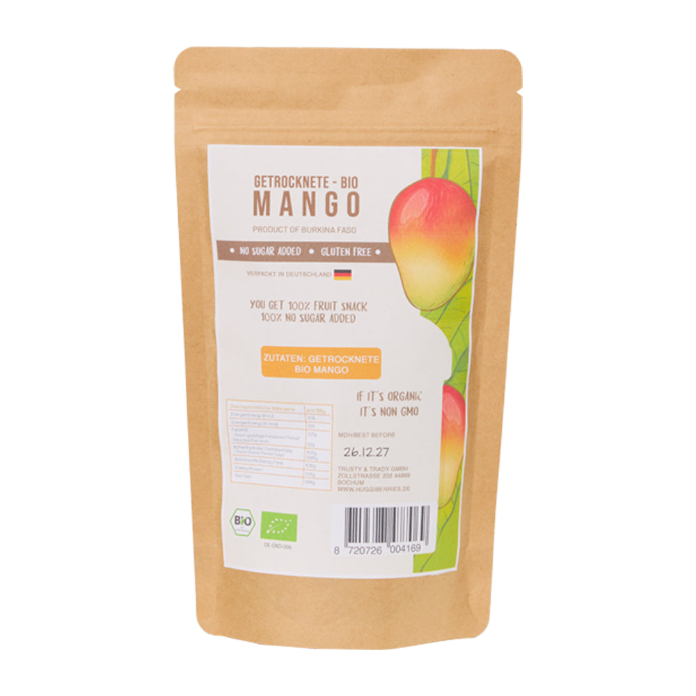 Bio-Mango aus Burkina Faso – fair produziert, reich an Ballaststoffen & ideal als Snack oder für unterwegs

