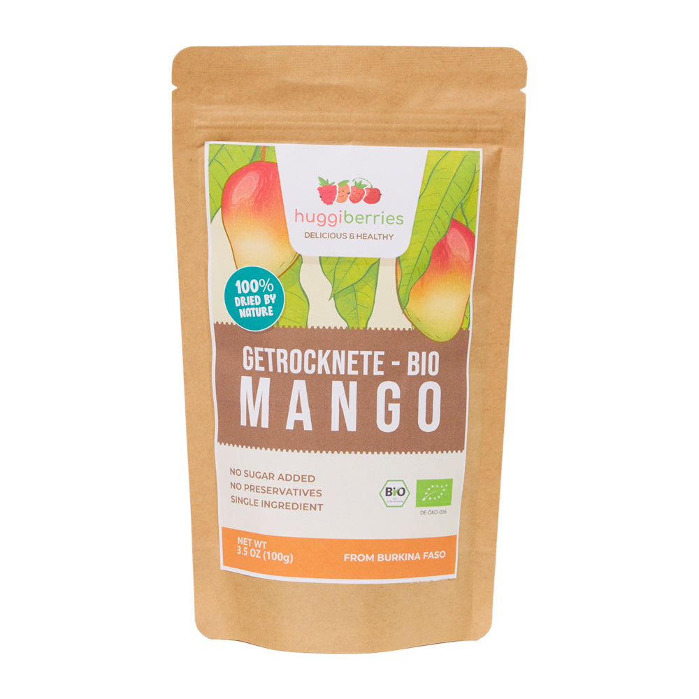 Getrocknete Bio-Mangostreifen – naturbelassen, fruchtig-süß & ohne Zuckerzusatz

