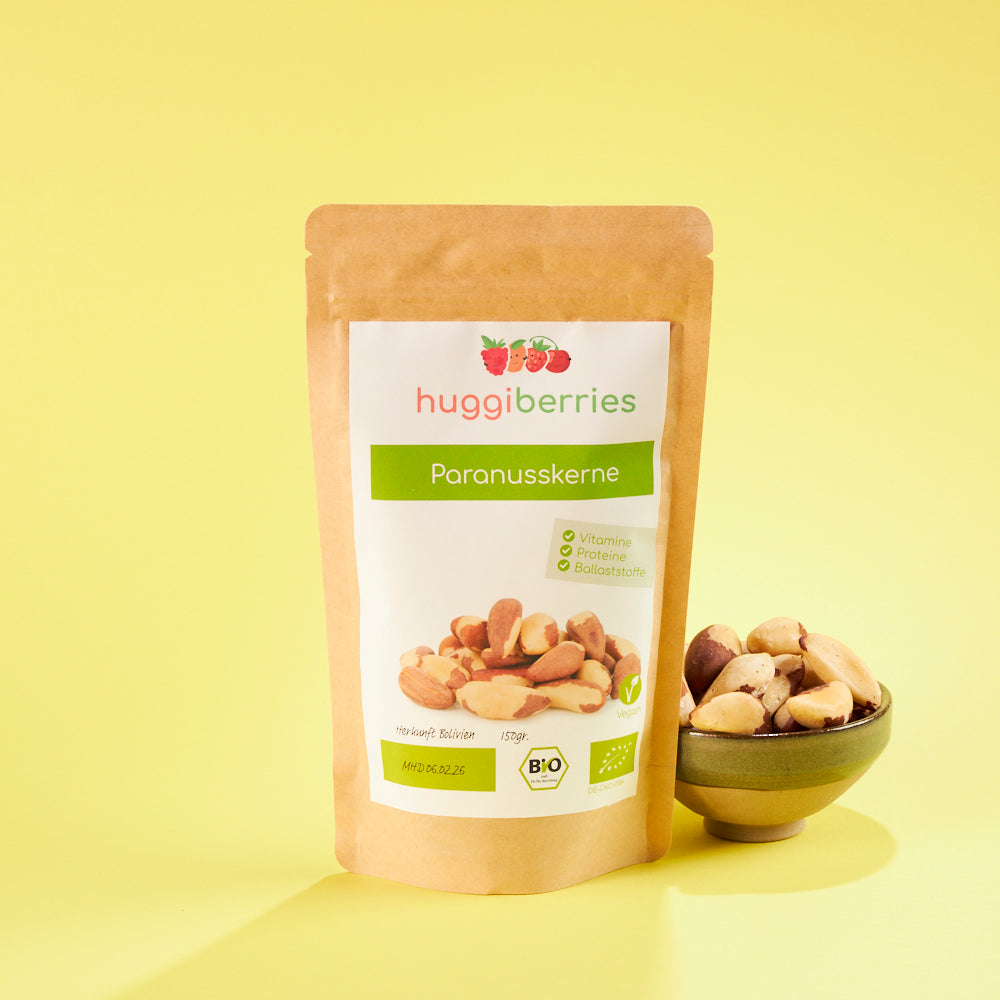 Bio-Paranüsse 150g – naturbelassen, aus Wildsammlung, plastikfrei verpackt & ohne Zusätze

