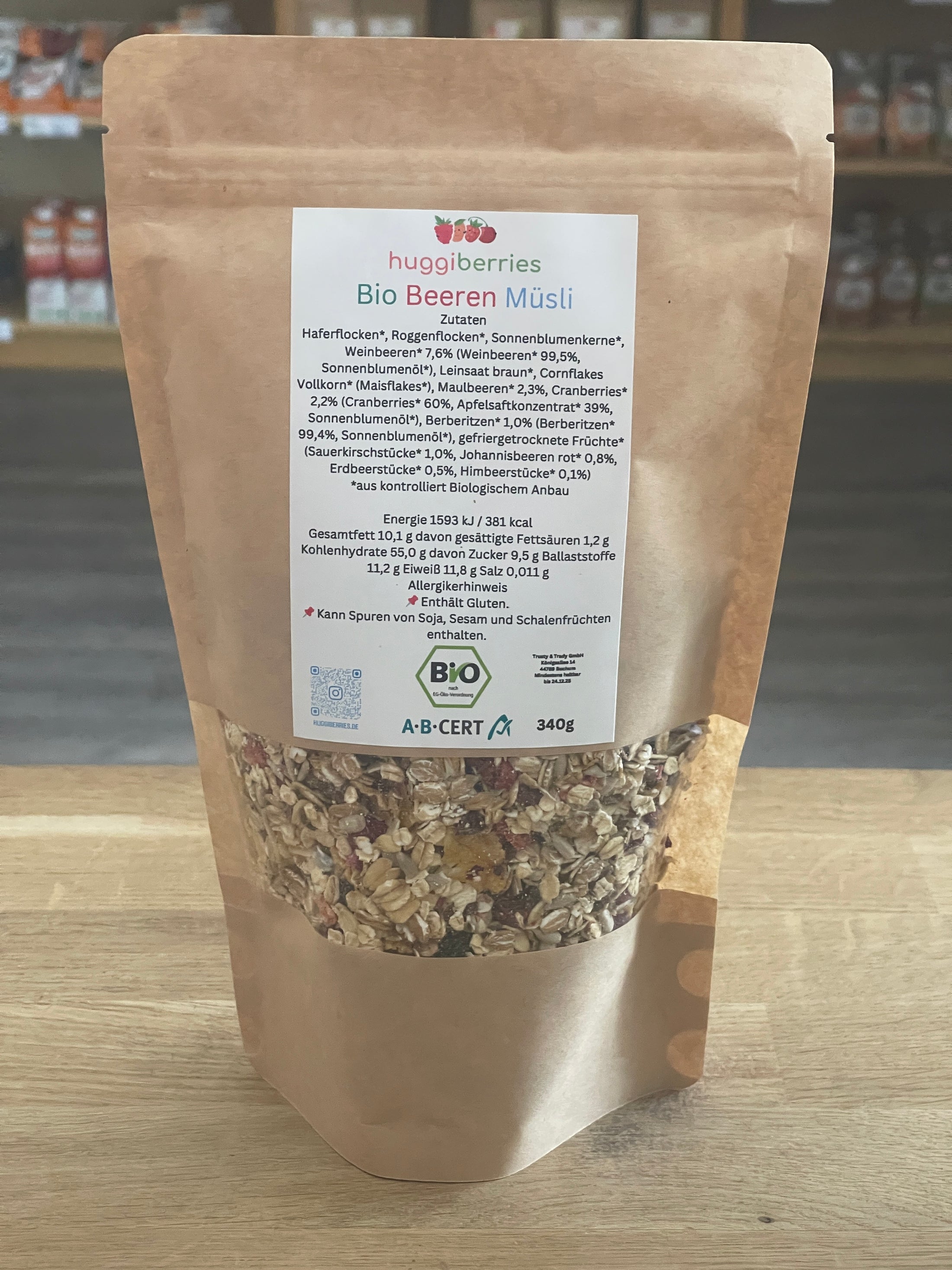 Bio-Beeren-Müsli 340g