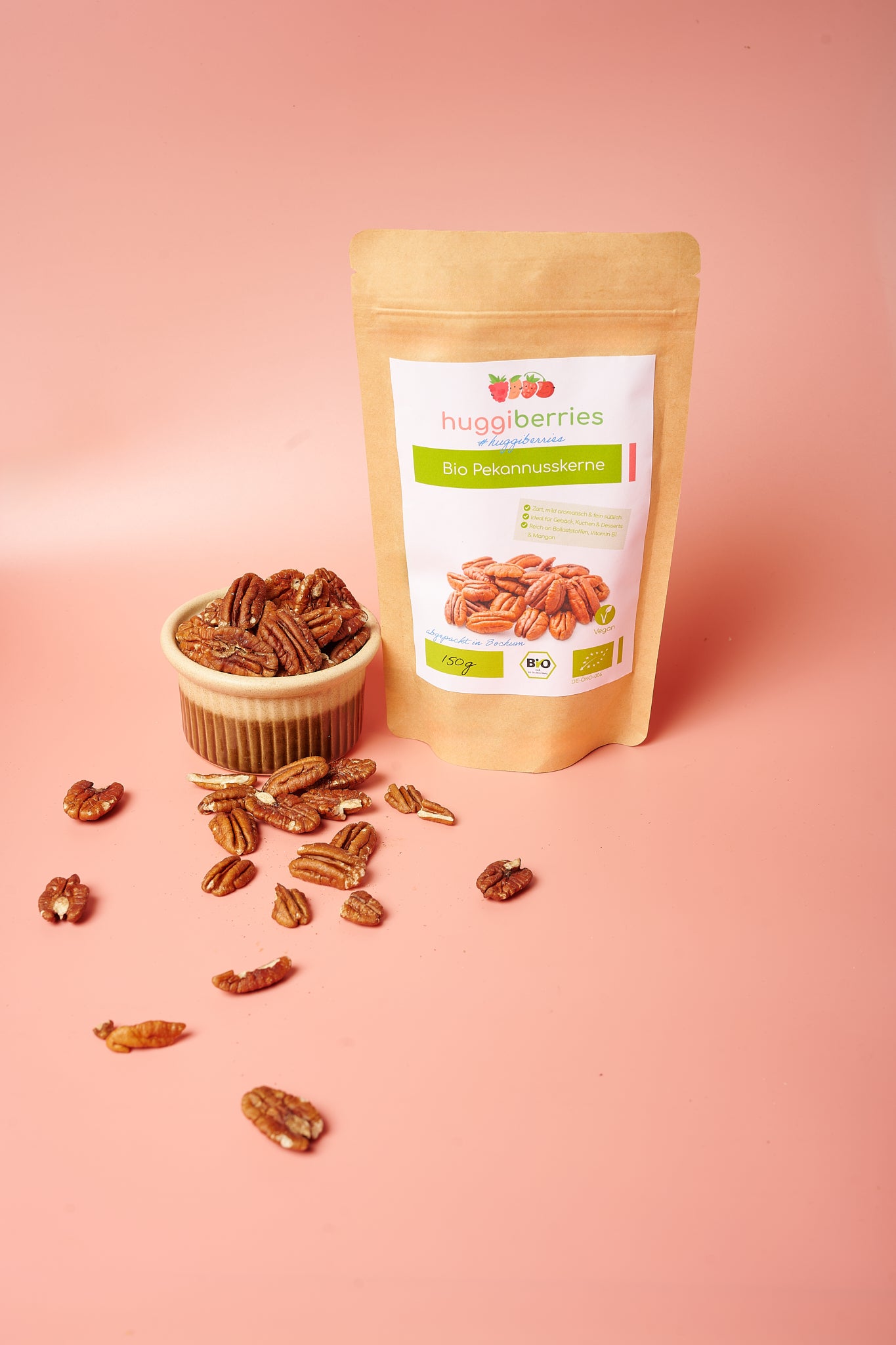 Bio-Pekannusskerne - 150g