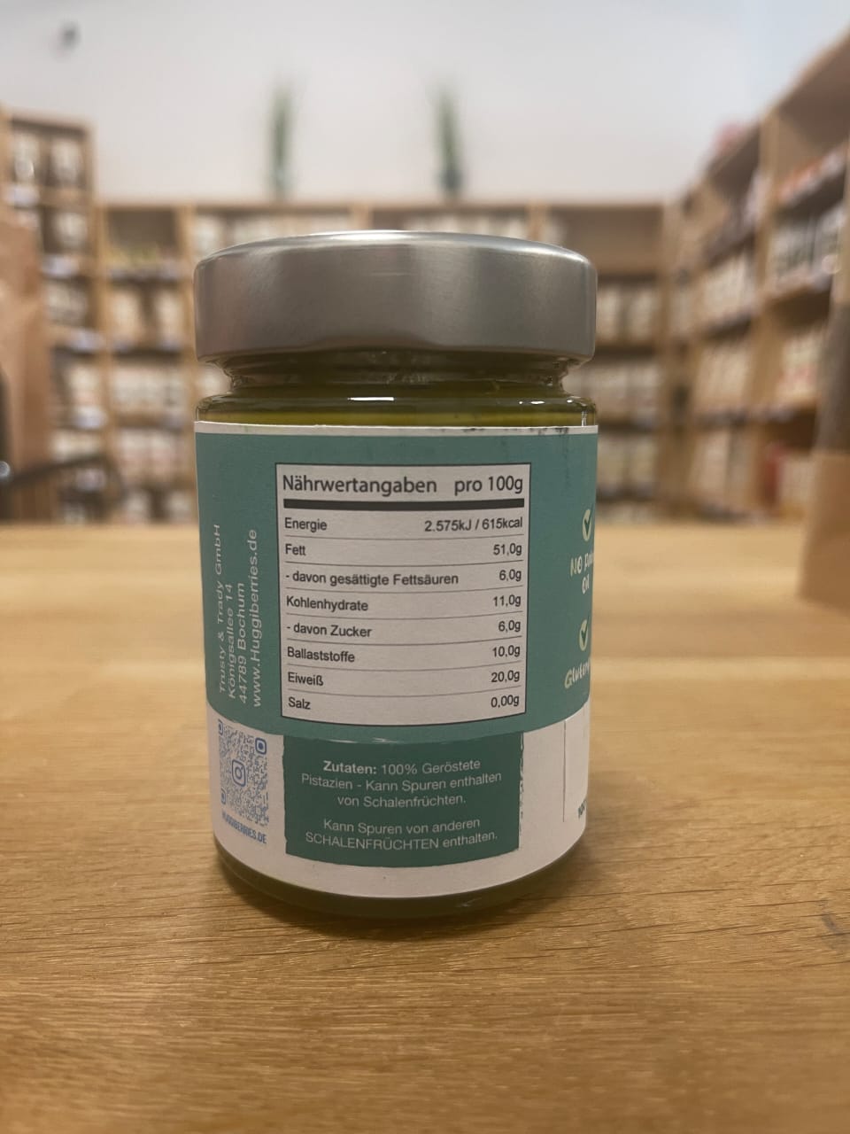 Pistazienmus Pistachio Butter 130g