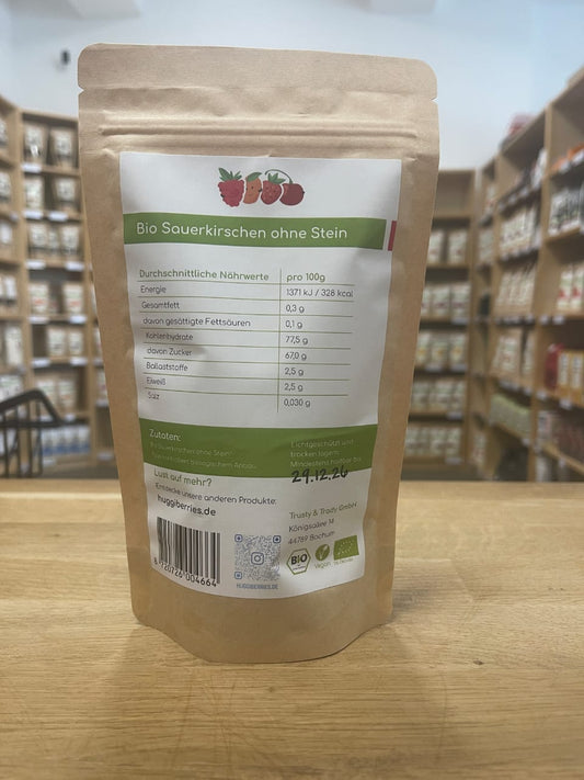 Bio-Sauerkirschen ohne stein - 140 g