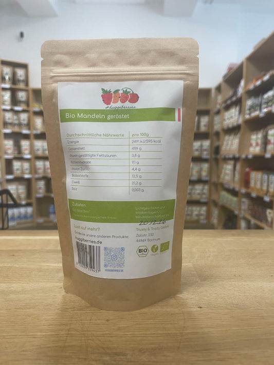 Geröstete Bio-Mandeln 160 g