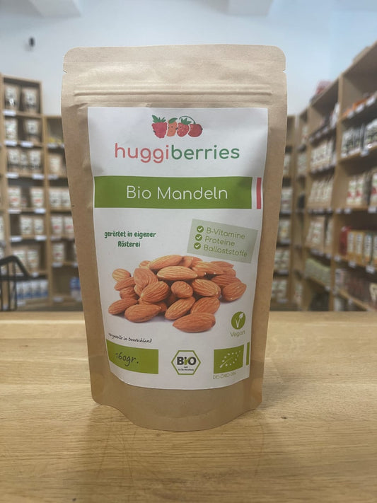 Geröstete Bio-Mandeln 160 g