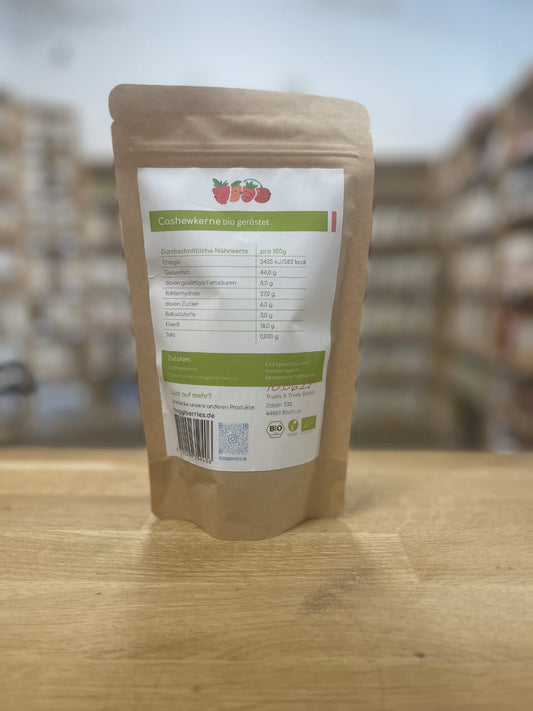 Geröstete Bio Cashewkerne - 150 g